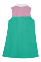 Color-Blocked Polo Dress
